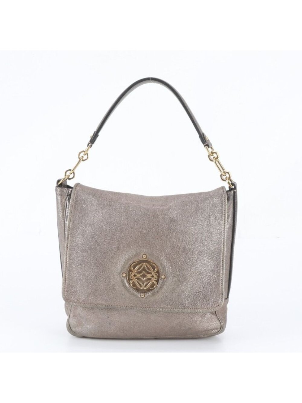 Loewe Anagram Leather Shoulder Bag